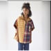 Urban Outfitters Women's Nylon Quilted Patchwork Poncho One Size EUC
