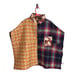 Urban Outfitters Women's Nylon Quilted Patchwork Poncho One Size EUC