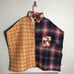 Urban Outfitters Women's Nylon Quilted Patchwork Poncho One Size EUC