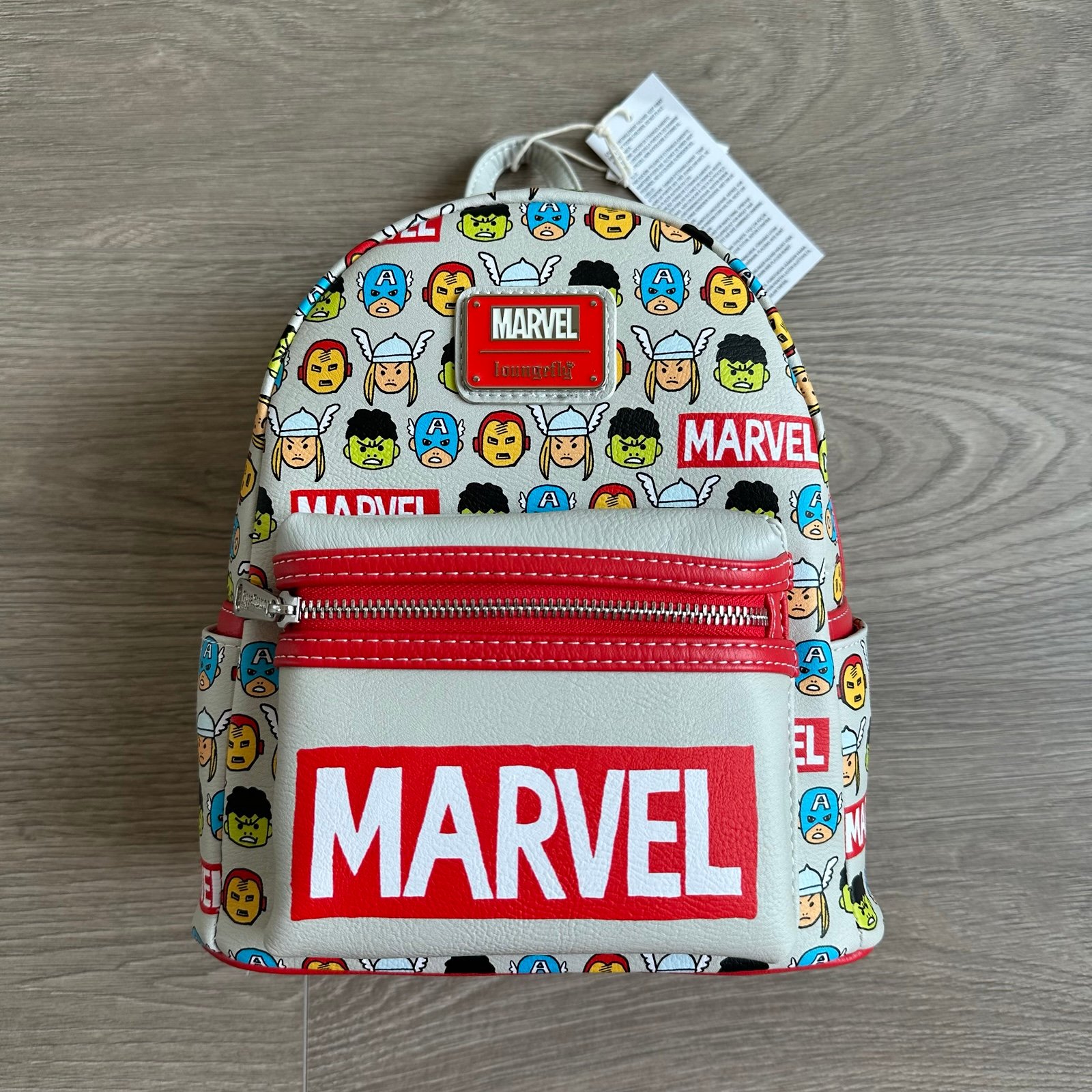 NEW Loungefly x Disney Marvel The Avengers Vegan Faux Leather Mini Backpack
