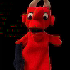 Vintage Sheran Industries Devil Puppet