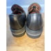 THOROGOOD Women's Black Steel Toe Slip On Chunky Heel Shoes 9M 504-6010 Leather