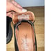 THOROGOOD Women's Black Steel Toe Slip On Chunky Heel Shoes 9M 504-6010 Leather