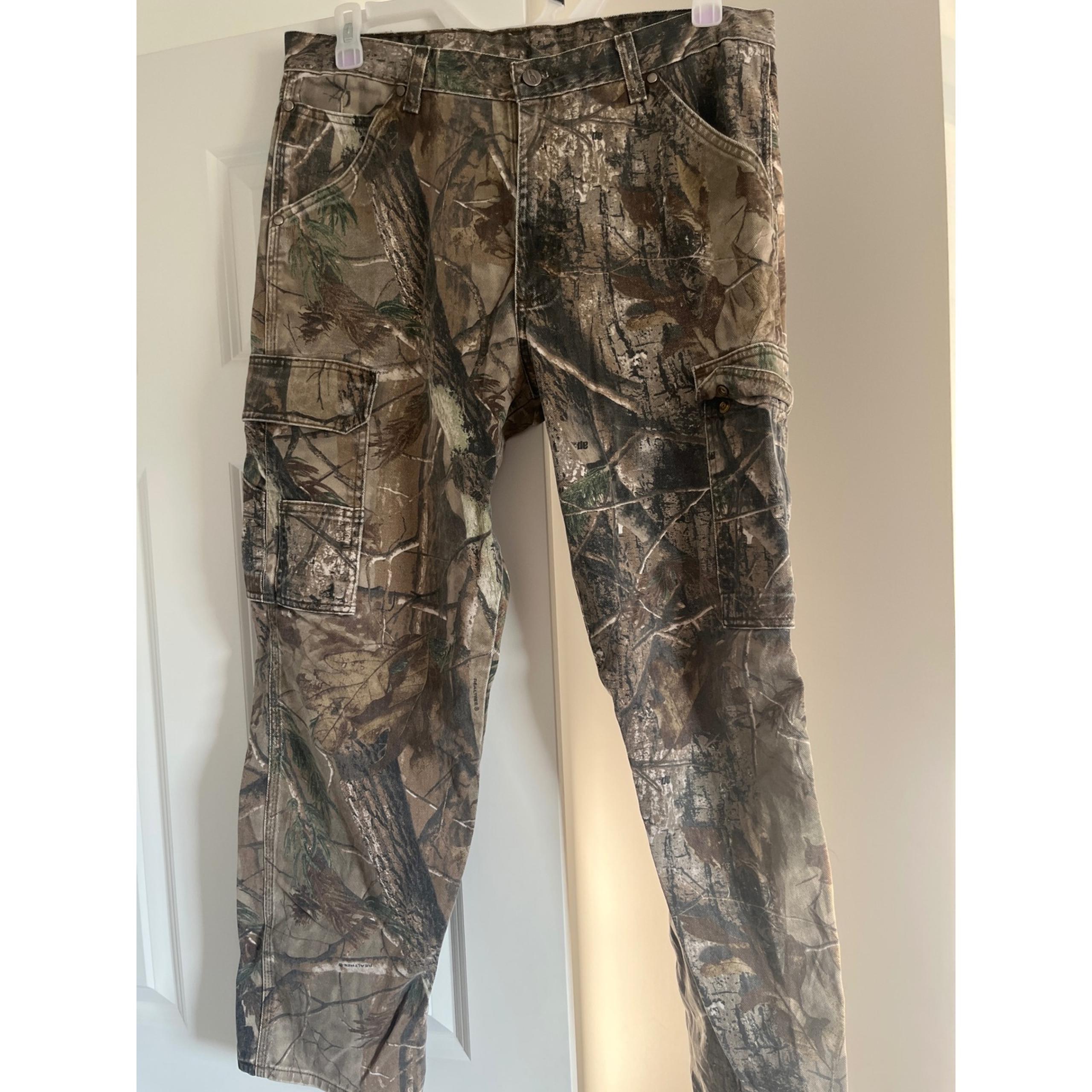 Pro Gear Camo Cargo Pants Mens Hunting Outdoor Camouflage - Wrangler