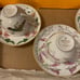 Fine Bavarian Porcelain Teacups & Saucers