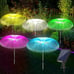 5pcs Solar Garden Lights Outdoor Waterproof,7 Color Changing Solar Yard Lights