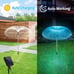 5pcs Solar Garden Lights Outdoor Waterproof,7 Color Changing Solar Yard Lights