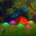 5pcs Solar Garden Lights Outdoor Waterproof,7 Color Changing Solar Yard Lights