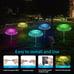 5pcs Solar Garden Lights Outdoor Waterproof,7 Color Changing Solar Yard Lights