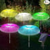 5pcs Solar Garden Lights Outdoor Waterproof,7 Color Changing Solar Yard Lights
