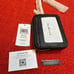 NWT Coach zip card case/wallet /gold hardware