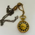 1974 Estee Lauder Pocket Watch Pendant Solid Perfume Compact