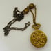 1974 Estee Lauder Pocket Watch Pendant Solid Perfume Compact