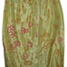 embroidered silk sequined pencil skirt