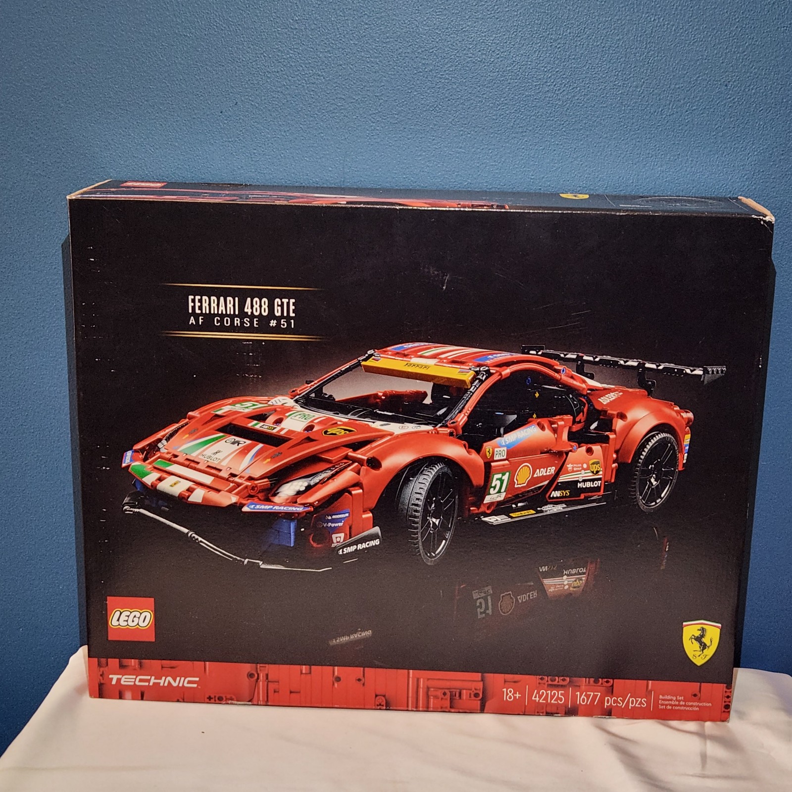 LEGO Technic: Ferrari 488 GTE (42125) Brand New - Retired
