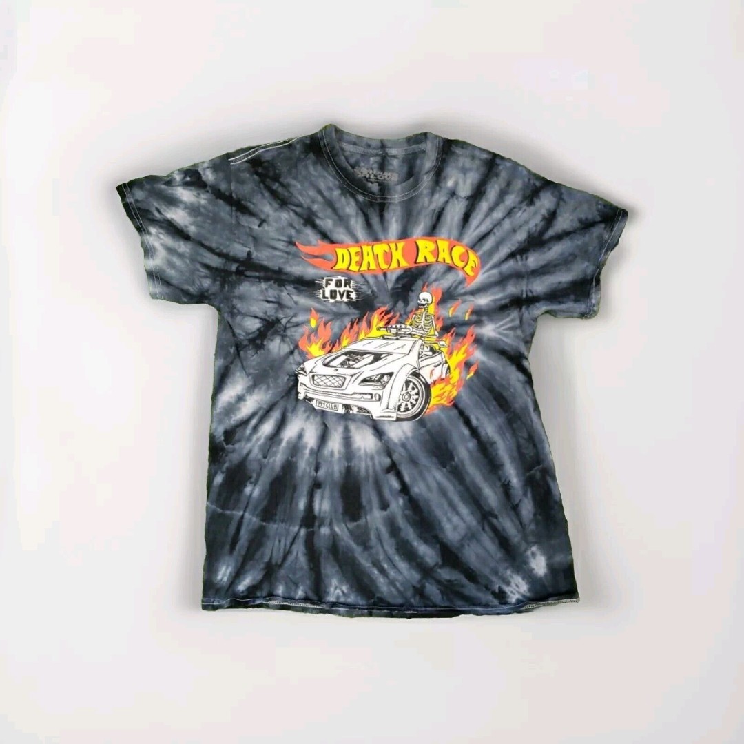 【KOOLOSET】Mercy Dying Half Tee Vintage Clif Shot T Shirt Men Large Red Natural Energy Gel