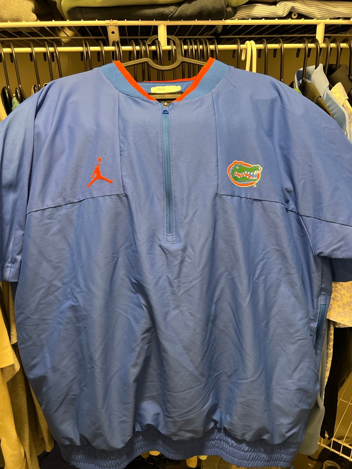 Team Issued Florida Gators Coach’s Sideline Pullover Short Sleeve. High Quality