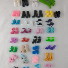 Mattel Barbie Sized Lot of 33 Pair Mixed Shoes Heels Boots for 12 Dolls Vintage