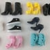 Mattel Barbie Sized Lot of 33 Pair Mixed Shoes Heels Boots for 12 Dolls Vintage