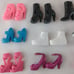 Mattel Barbie Sized Lot of 33 Pair Mixed Shoes Heels Boots for 12 Dolls Vintage