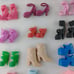 Mattel Barbie Sized Lot of 33 Pair Mixed Shoes Heels Boots for 12 Dolls Vintage