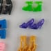 Mattel Barbie Sized Lot of 33 Pair Mixed Shoes Heels Boots for 12 Dolls Vintage