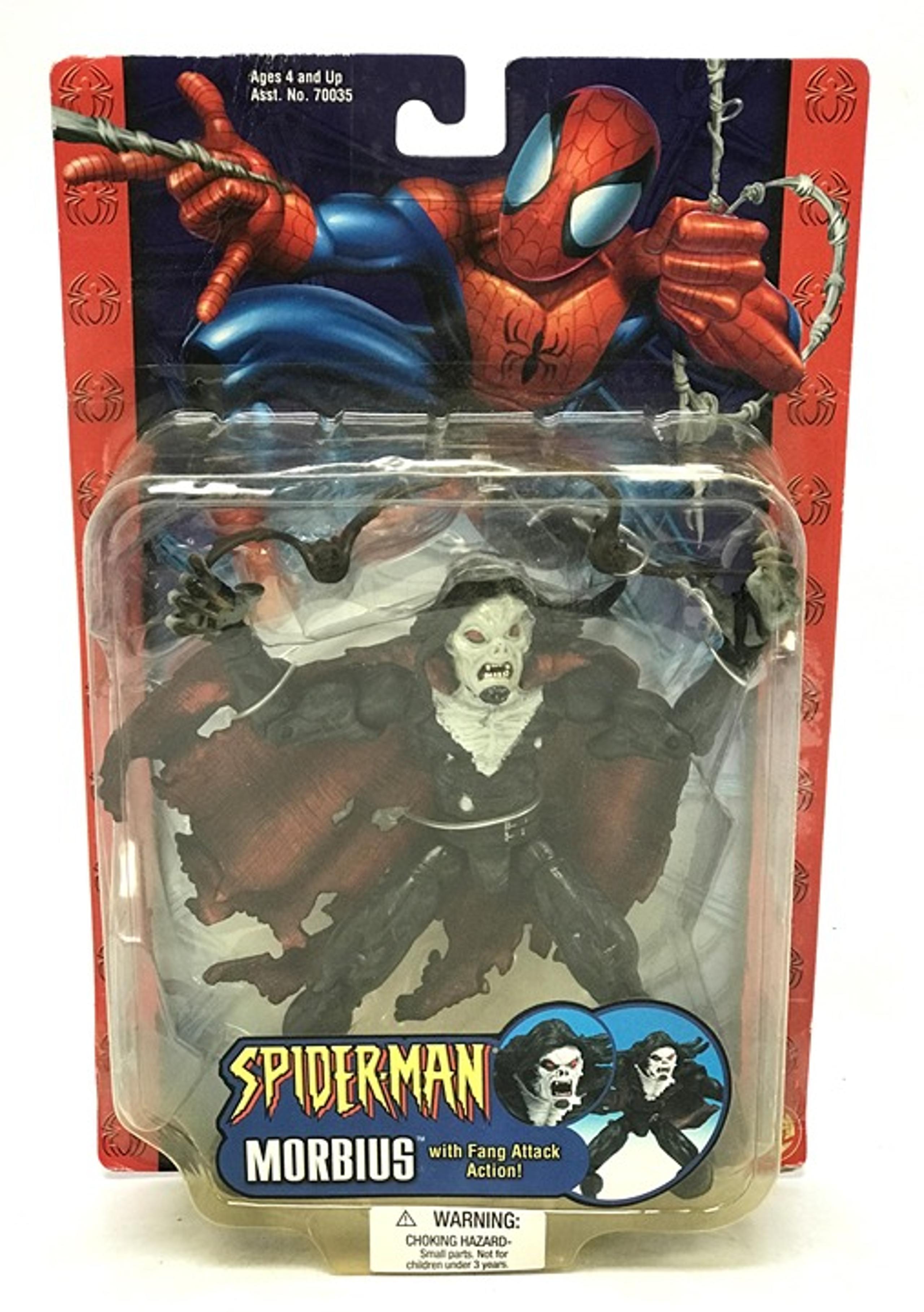 ToyBiz Spider-Man Morbius with Fank Attack action figure NEW!