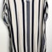 Tory Burch Blue Striped Kimono Coverup Kaftan Womens