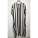 Tory Burch Blue Striped Kimono Coverup Kaftan Womens