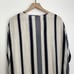 Tory Burch Blue Striped Kimono Coverup Kaftan Womens