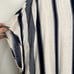 Tory Burch Blue Striped Kimono Coverup Kaftan Womens