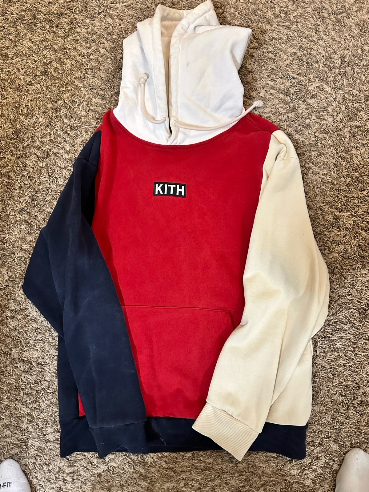 Kith Tricolor Rugby hoodie