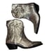 Free People Way Out West silver cowboy boots size 8