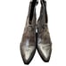 Free People Way Out West silver cowboy boots size 8