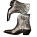 Free People Way Out West silver cowboy boots size 8