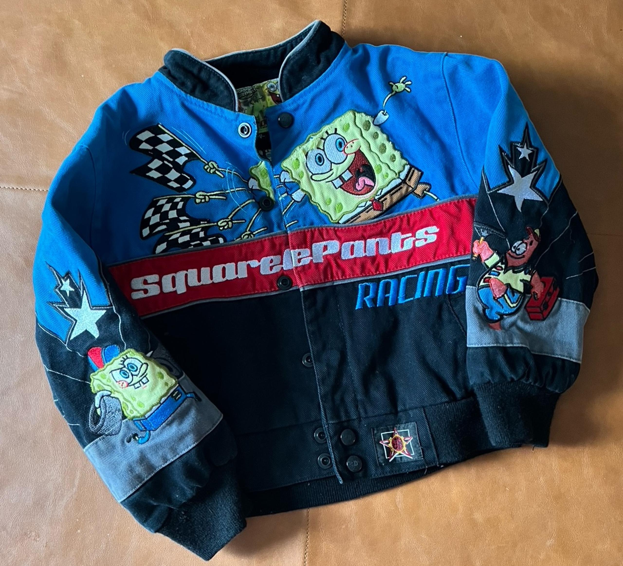 Vintage Nickelodeon SpongeBob SquarePants and Patrick jacket kids size XS/4