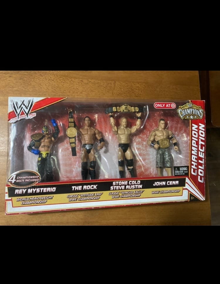 WWE 2012 Champion Collection 4 Pack Target Exclusive NIB