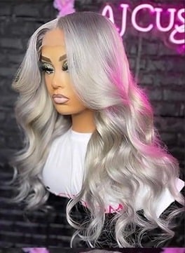 100% lace front wig human hair