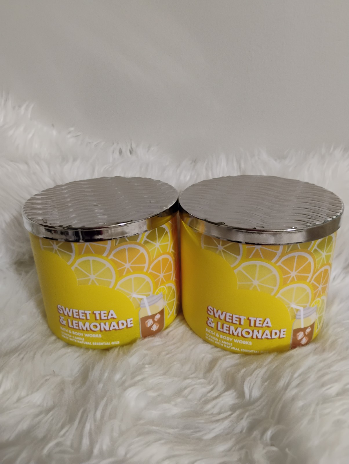 Bath and Body Works Sweet Tea Lemonade Candles