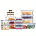 36 PCS Food Storage Containers With Airtight Lids-GJKHLA2135