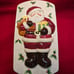 Fun Vintage Santa Loaf Pan by New Debco, Stoneware, Discontinued