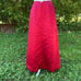 Bill Levkoff Red Satin Full Length Formal Skirt Size 8