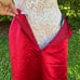 Bill Levkoff Red Satin Full Length Formal Skirt Size 8