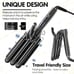 3-Barrel, Foldable 1-inch Curling Iron_Hair Crimper [RIGHTWELL]