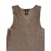Vintage Donna Karan Signature Brown Open Knit Sweater Vest XS