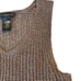 Vintage Donna Karan Signature Brown Open Knit Sweater Vest XS