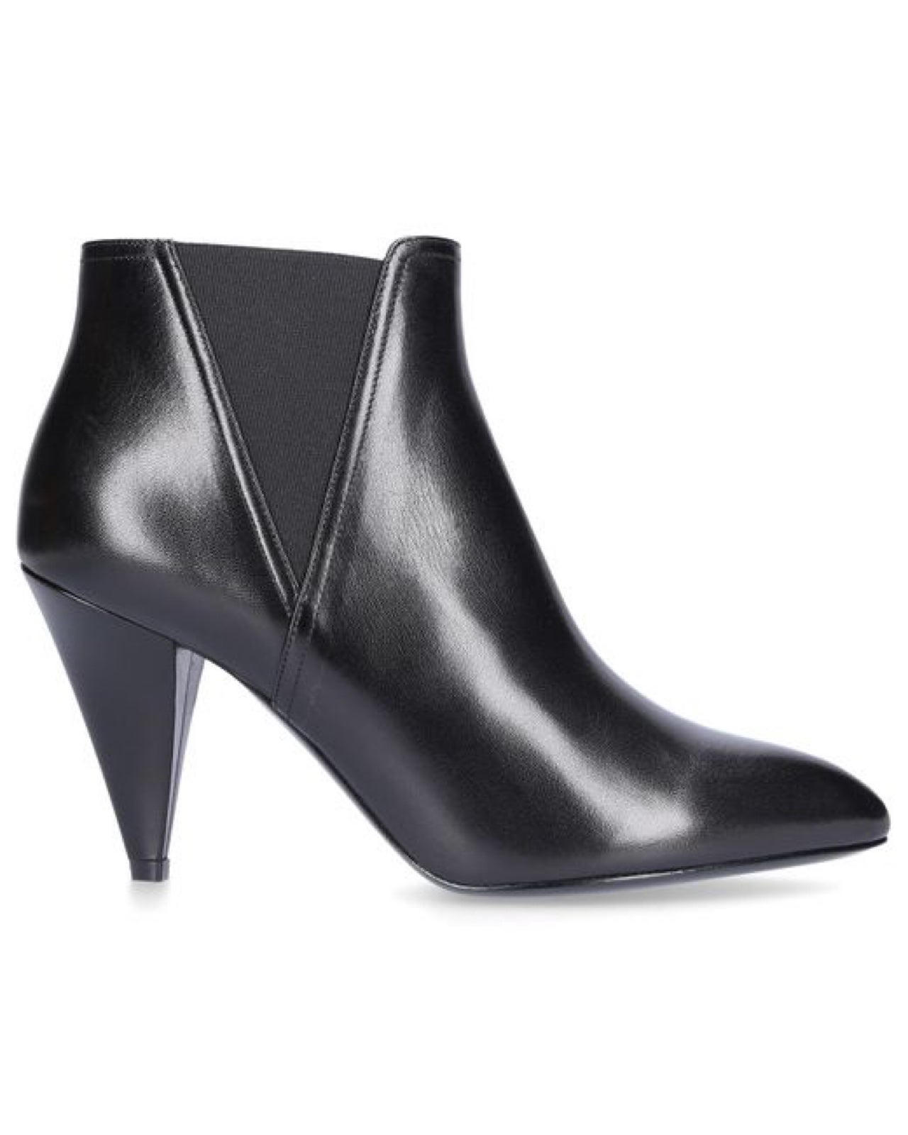 Celine Heeled Chelsea Ankle Booties