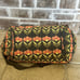 PETUNIA PICKLE BOTTOM Tote Baby Diaper Bag Large Brown Orange Floral Canvas