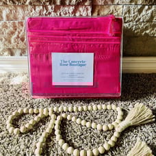 Worlds Softest Sheets Hot Pink Queen Size 100% Microfiber