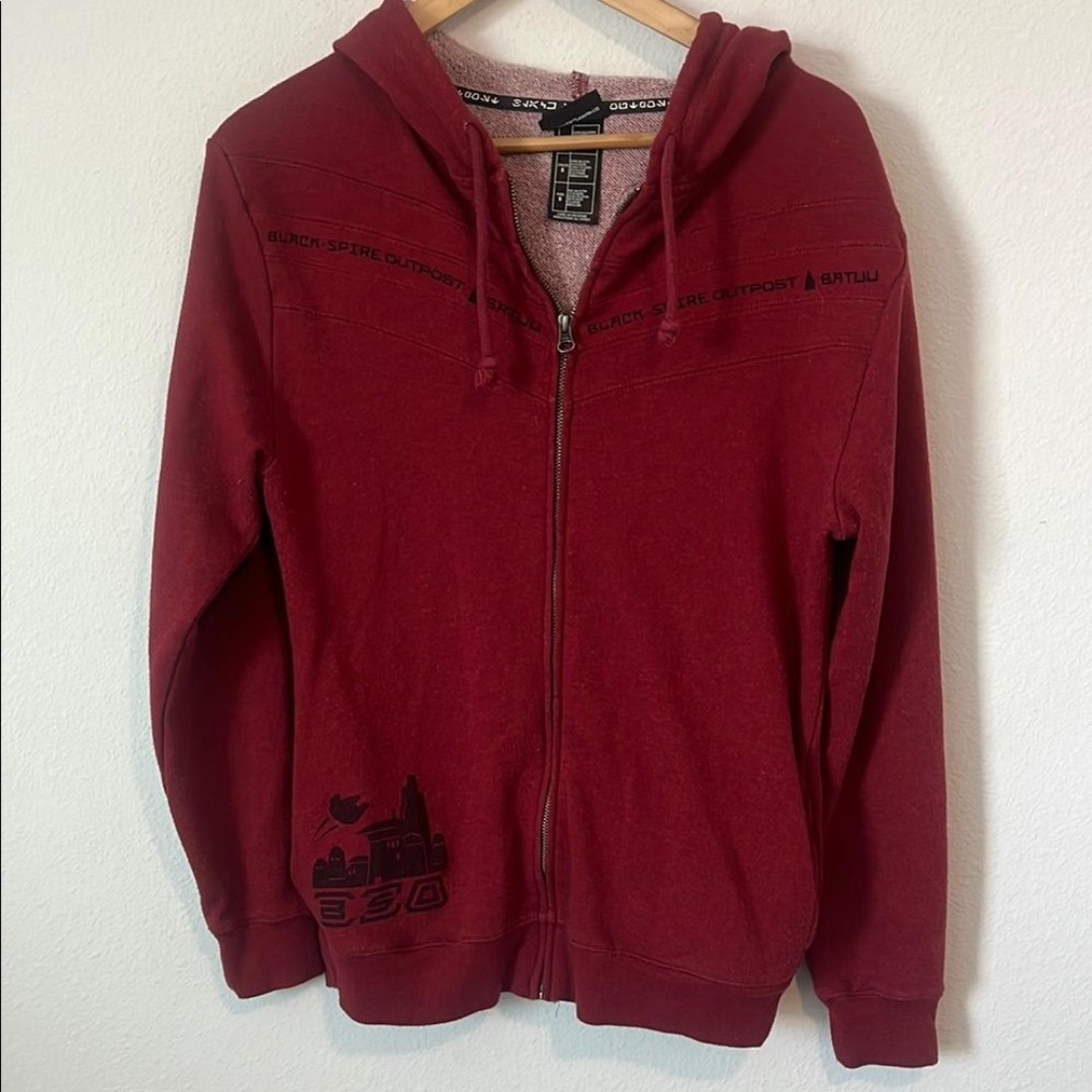 Star Wars Red Zip Up Hooded Jacket